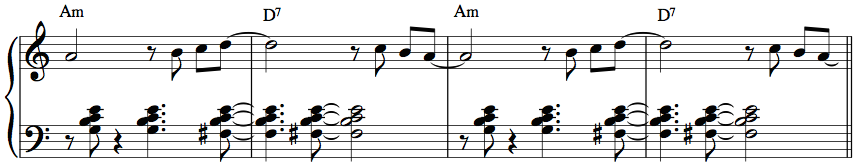 Jazz example ii-V